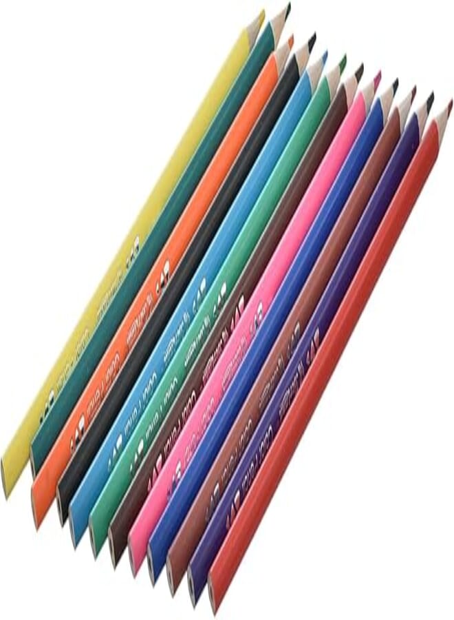 SONIX Colored Pencils S-3025078 12 Vibrant Colors, Single Set